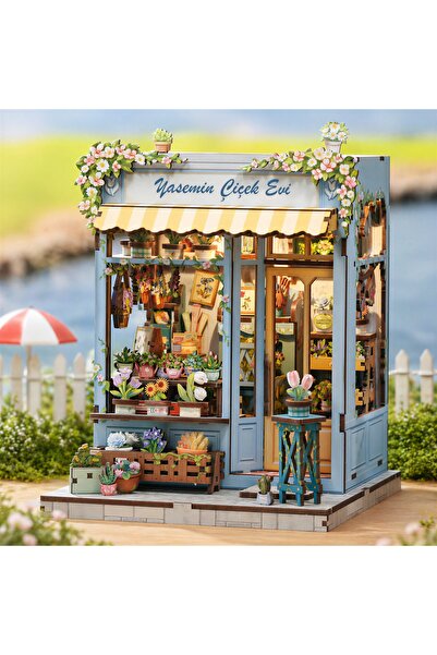 工芸品 Sweet Shop booknook + acrylic box DIY Book Nook Wooden