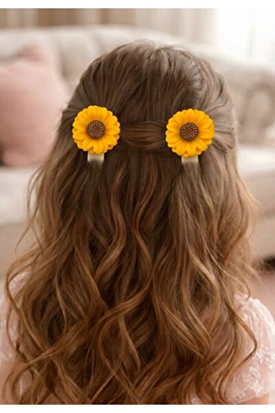 WiLi Çift Ayçiçeği Bebek Çocuk Pinterest Toka
