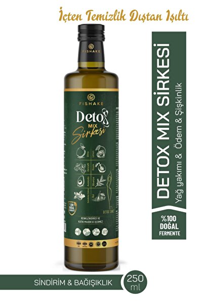 FiShake Detoks Sirkesi / Detox Mix ( %100 Doğal Fermente )