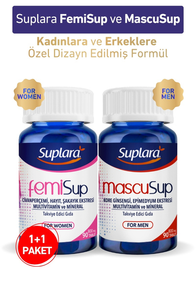 Suplara Femisup For Women / Mascusup For Men (1+1)