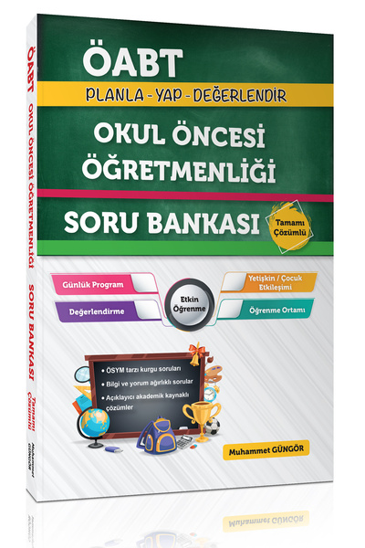 Yönerge Yayınları 2020 ÖABT Okul Öncesi Öğretmenliği Soru Bankası Çözümlü Muh...