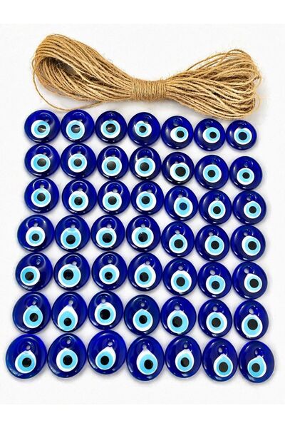 312 KONSEPT 50 τεμάχια διακοσμητικών γυάλινων χάντρες του κακού ματιού 5 εκ. ...