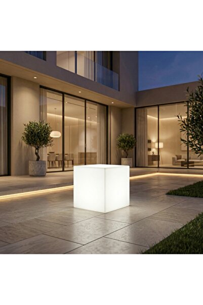 MYASEM STORE نثرية مكعب LED مقاس وسط 40 × 40 × 41 سم سعة 30 لتر بلاستيك LLDPE...