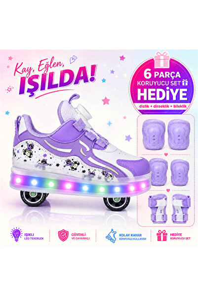 sepona PATENLi AYAKKABI PATENLİ IŞIKLI SPOR AYAKKABI KAYKAY