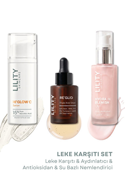 Lility Care Leke Karşıtı & Aydınlatıcı & Antioksidan & Su Bazlı Nemlendirici Set