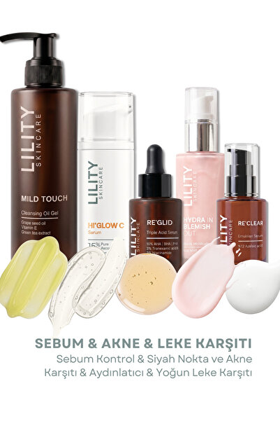 Lility Care Sebum Kontrol & Arındırıcı Siyah Nokta ve Akne Karşıtı & Aydınlat...