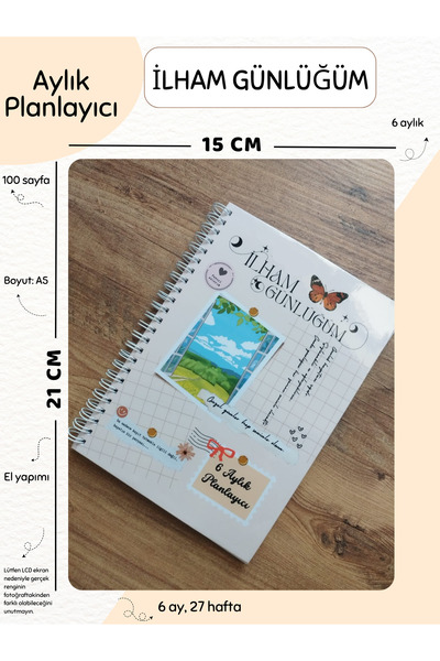 Else Craft 6 Aylık Planlayıcı - İlham Günlüğüm
