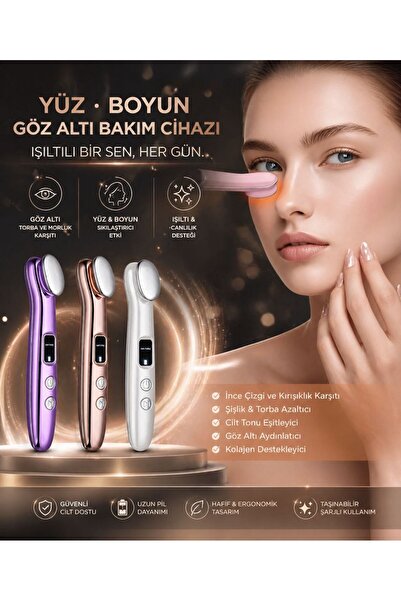 Types Yüz boyun göz masaj aleti şarj edilebilir