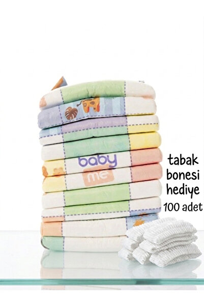 the dermax Baby Me Pofuduk Alt Değiştirme Örtüsü 60x60 Cm 5 Adet