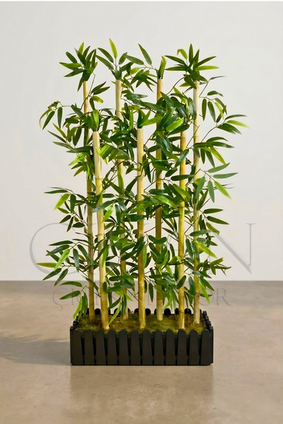 Genel Markalar Bambu Seperatör 7 Adet Bambu Yoğun Yaprak 120 Cm ( 54x20x120)