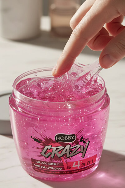 Hobby Saç Jölesi Crazy Islak Sert Görünüm 700 ml