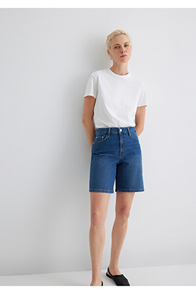 Mavi Eliana Everyday Dark Jean Shorts 1411221-89749