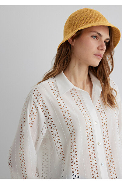 Mavi Ψάθινο Κάδος Κίτρινο Καπέλο -1910080-34333