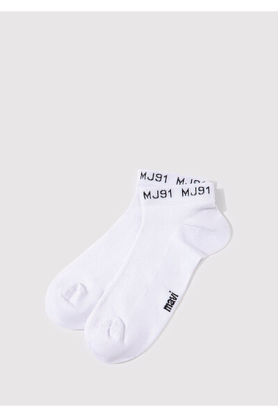 Mavi White Booties Socks 092286-620