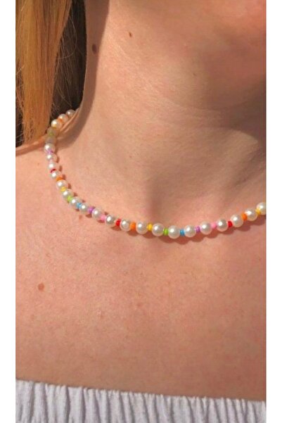 Centello Co Accessories Trend Zarif Pinterest Renkli İnci Boncuk Choker Tasma...