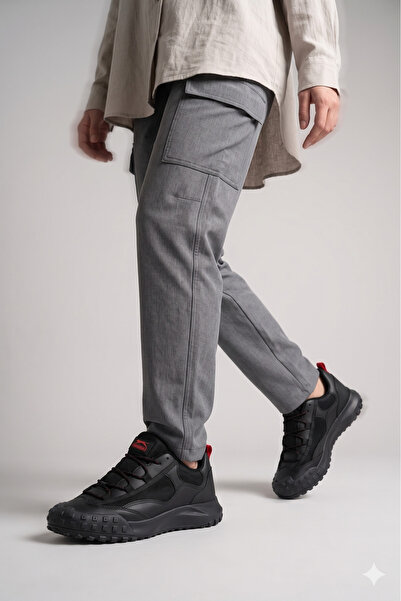 Slazenger THERMO KTN Γυναικεία Μαύρα/Κόκκινα Αθλητικά Παπούτσια Casual για Εξ...