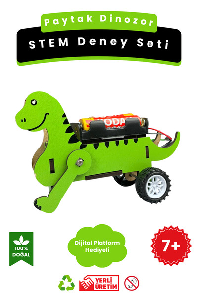 Lapin Deney Atölyesi Paytak Dinozor – Kendin Yap Stem Bilim ve Deney Seti – D...