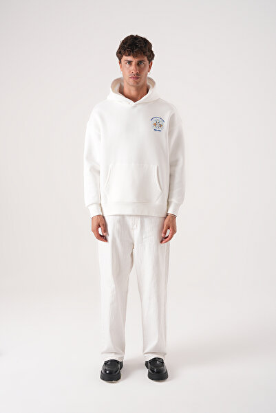 2512 Clothing Printed Hooded Sweatshirt