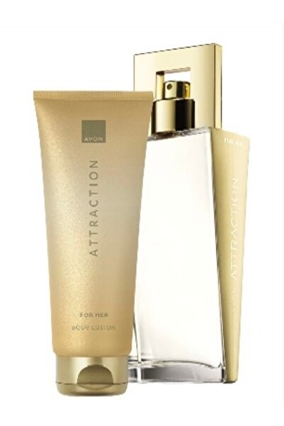 AVON Attraction Parfüm 50ml + 125ml Vücut Losyonu