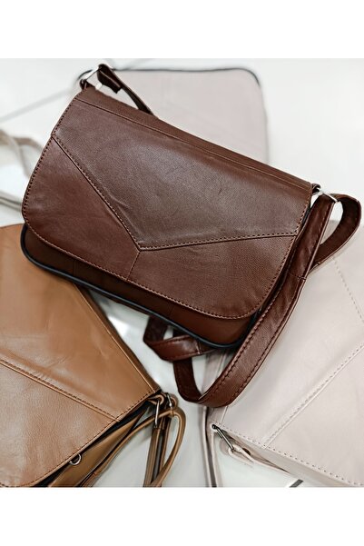 Sellona Bags Hakiki Deri Orta Boy Kadın Omuz ve Postacı Çanta