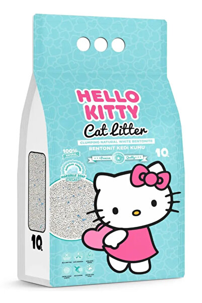 Hello Kitty Пясък за котешка тоалетна с натурален бентонит, Hello Kitty, вкус...