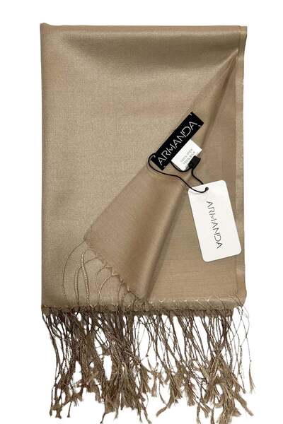 ARMANDA شال حريري - مينك فاتح