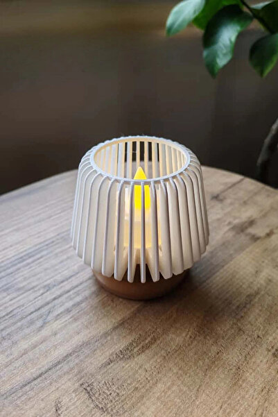 ORİON | Decorative Led Tealight Candle Holder | Desktop Lighting | 1pc | 7x7.5cm