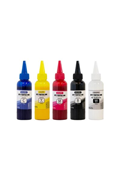 Goldpix DTF Mürekkep Seti 5 Adet 100gr