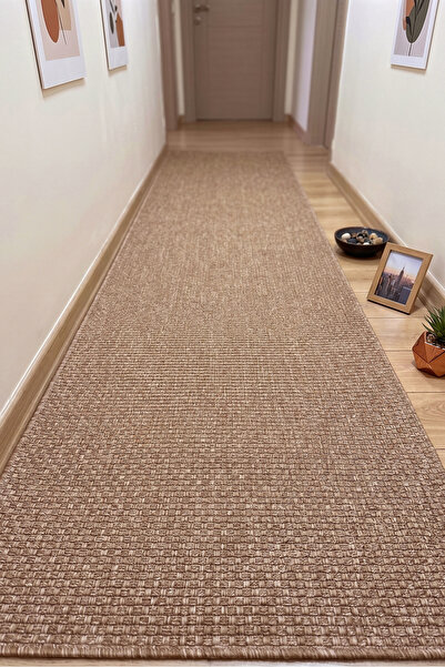 MELARİS HALI Cehu Yolluk Naturel Jüt Halı Örme Kilim Sisal Hasır Halı Mutfak ...