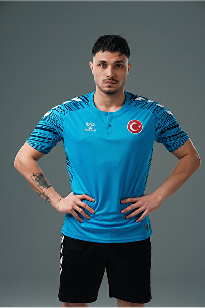 hummel National Team Line Camping T-Shirt Turquoise