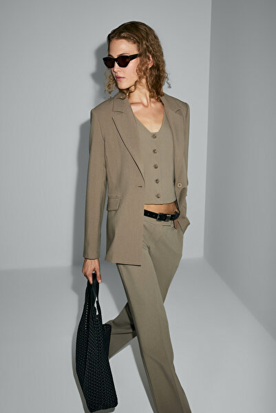 Lufian Γυναικείο Μπουφάν Elvıs Κανονικής Εφαρμογής Βιζόν