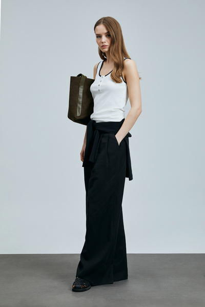 Lufian Via Γυναικείο Τ-Shirt Μοδιαλ Μεικτό Κρέμ