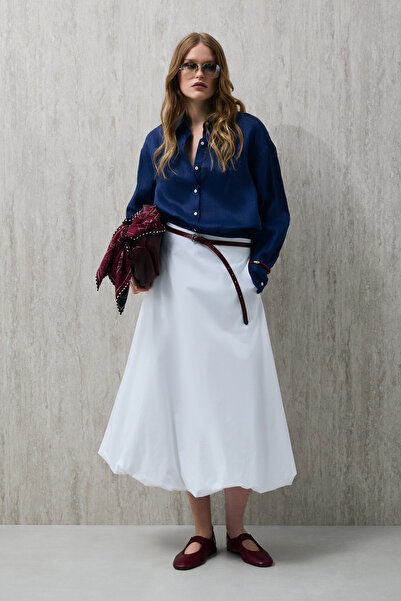 Lufian Γυναικεία φούστα Lisa σε ανοιχτό λευκό