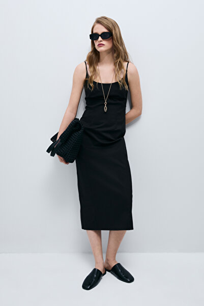 Lufian Γυναικείο φόρεμα Lisbon σε μαύρο χρώμα