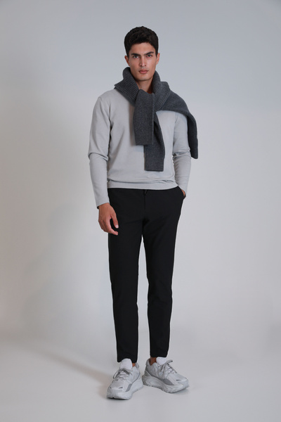 Lufian Slim Fit Lilac Sports Ανδρικό Chino Παντελόνι