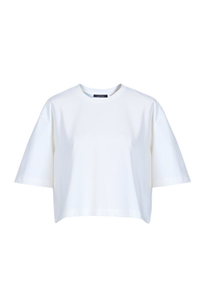 Lufian Lorenzo Γυναικείο T-Shirt Ecru