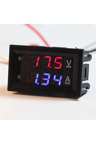 Robocombo Panel Tipi 0-100V 10A Voltmetre/Ampermetre