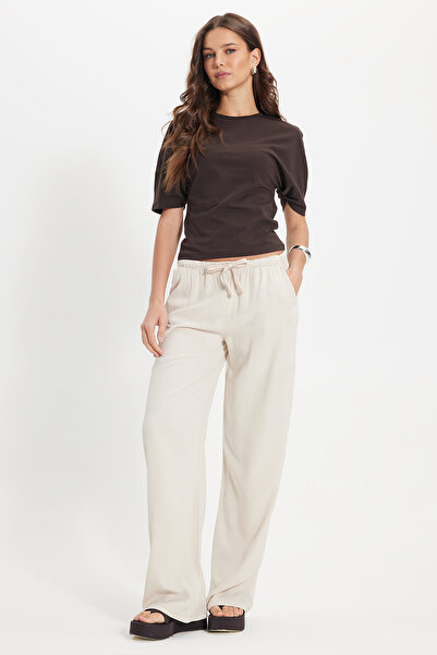 Tudors Γυναικείο παντελόνι Relax Fit Άνετη εφαρμογή 100% βαμβακερό, χαλαρή μέ...