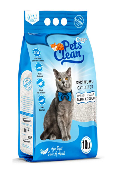 Cango Σαπούνι Μασσαλίας 10L άμμος για γάτες – προηγμένος έλεγχος οσμών, γρήγο...