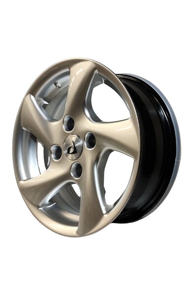 DY 4 Adet BK-604 5.5*14 4*108 ET12 65.1 HYPER SILVER JANT (Takım)