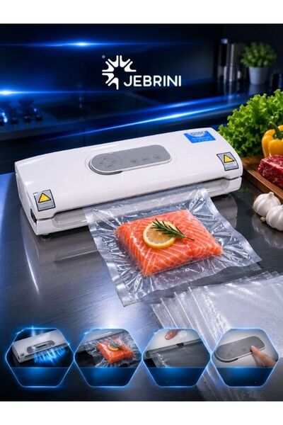 jebrini Otomatik Ev Tipi Vakumlama Ve Yapıştırma Makinesi Ekonomik Gıda Vakum...