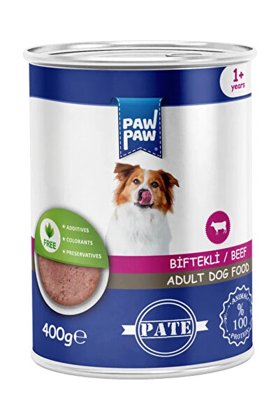 PawPaw Υγρή τροφή για ενήλικους σκύλους, με μπιφτέκια βοείου κρέατος, ενέργει...