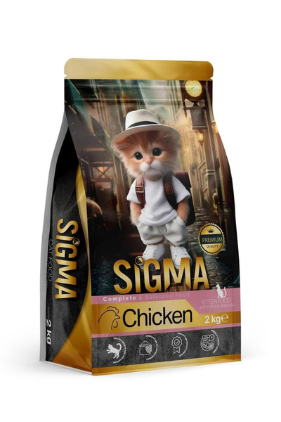 Sigma Ξηρά τροφή για νεαρές γάτες, Sigma, κοτόπουλο, 2 kg, πρωτεΐνες υψηλής π...