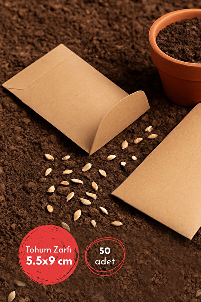 Bimotif Φάκελος Kraft Seed, 5,5x9 εκ. 50 Τεμάχια