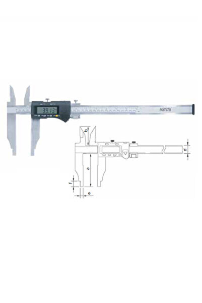 Asimeto Double Jaw Internal Diameter Digital Caliper 1000mm As-320400