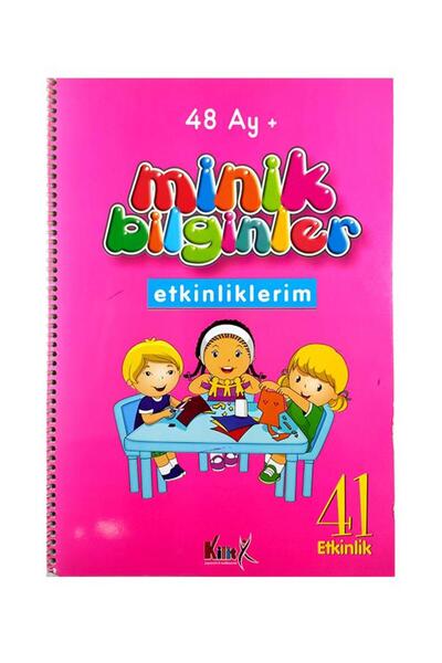 Kilit Yayınevi كتاب أنشطة تلفزيونية للأطفال بعمر 4 سنوات من Little Bilginers