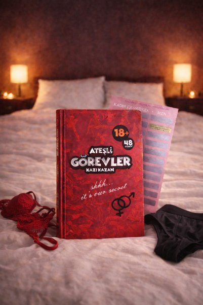 Cooqpoo Çiftler İçin Kart Oyunu | 18+ Yetişkin Kazı Kazan Ateşli Görevler