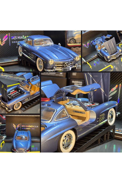 shop Mercedes-Benz 300SL 1936 Alaşım Model Araba Oyuncak Metal Döküm 1:24 ÖLÇ...