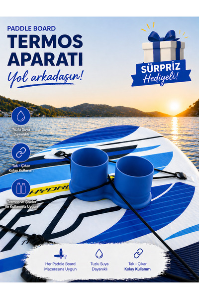 3B Paddle Board Sup Board Kano İkili Termos Kupa Eşya Tutucu Aparat