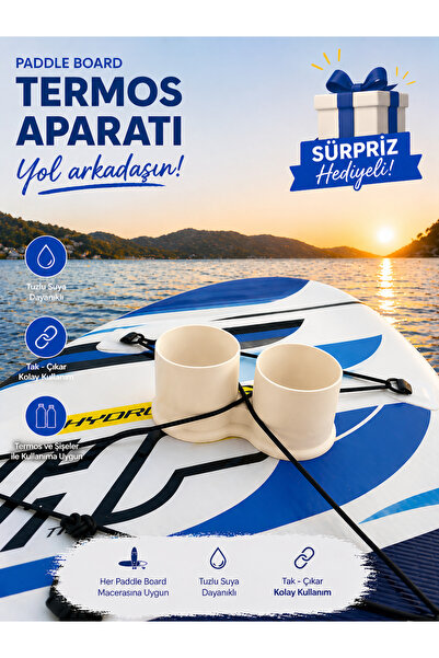 3B Paddle Board Sup Board Kano İkili Termos Kupa Eşya Tutucu Aparat